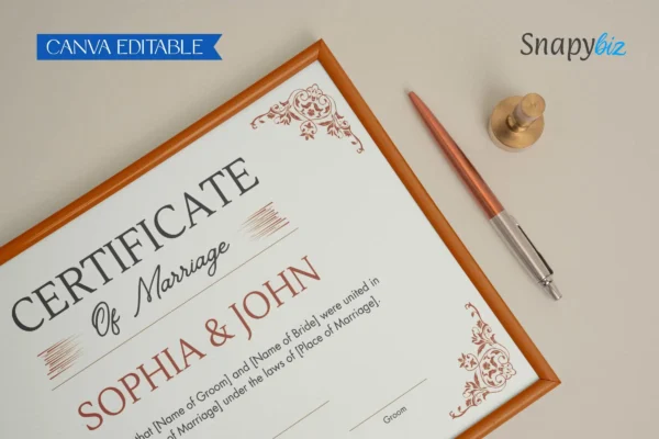 Certificate Of Marriage Template Ct 164 Feature Image 10 1 Certificate of marriage template - image 10