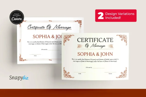 Certificate Of Marriage Template Ct 164 Feature Image 6 1 Certificate of marriage template - image 6