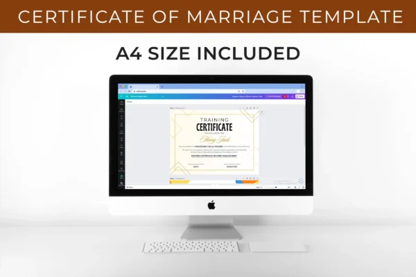 Certificate Of Marriage Template Ct 164 Feature Image 8 1 Certificate of marriage template - image 8