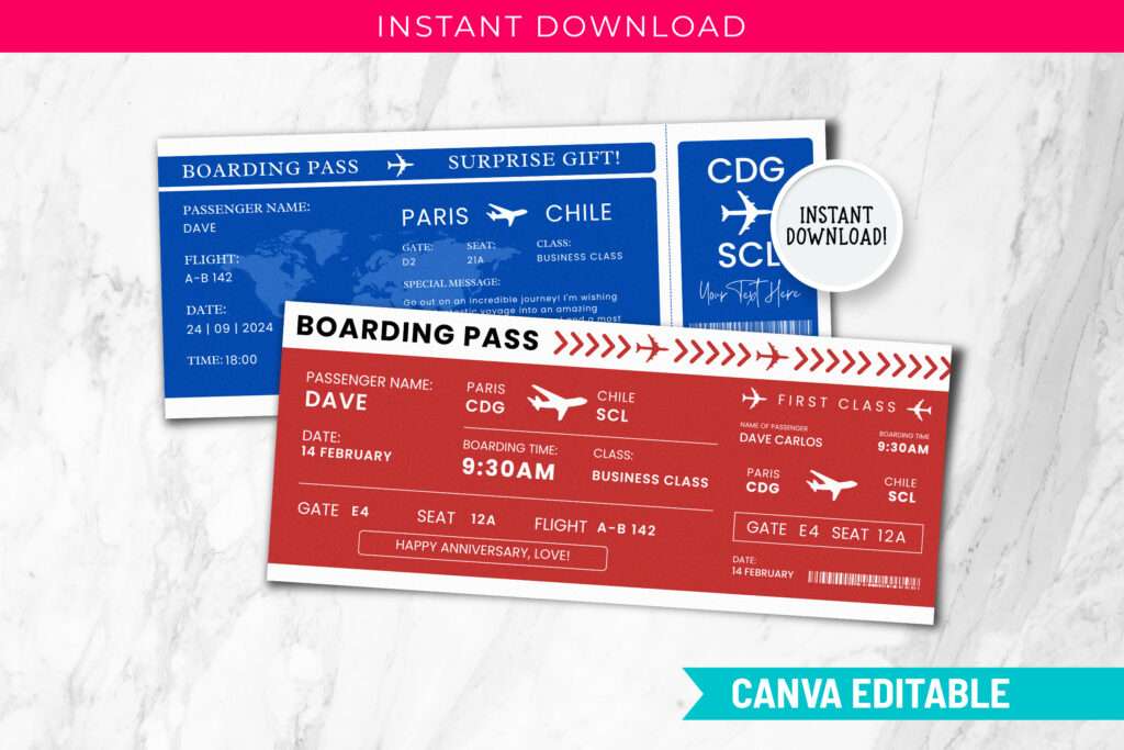 Chile Trip Surprise Gift Ticket Chile Trip Surprise Gift Ticket
