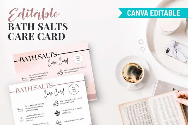 Editable Bath Salts Care Card Feature Images 9 Editable bath salts care card template - image 10