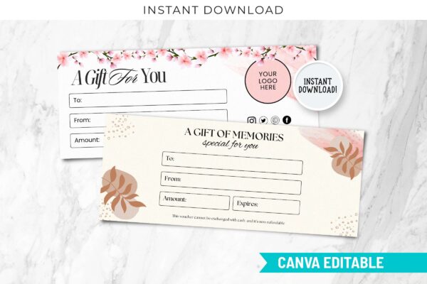 Editable Little Gift Certificate Feature Images 1 Editable gift certificate template - image 2