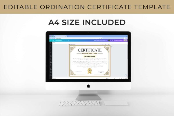 Editable Ordination Certificate Template Ct 152 Feature Image 8 Editable ordination certificate template - image 9