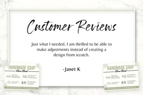 Editable Soap Care Cards Feautre Images 7 Editable soap care cards template - image 8