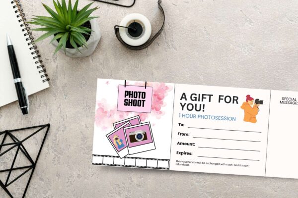 Editable Photography Gift Certificate Feature Images 2 Photography gift certificate template - image 3