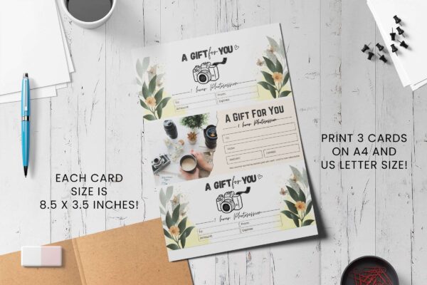 Editable Photogrpahy Gift Certificate Feature Images 4 Editable photography gift certificate template - image 6