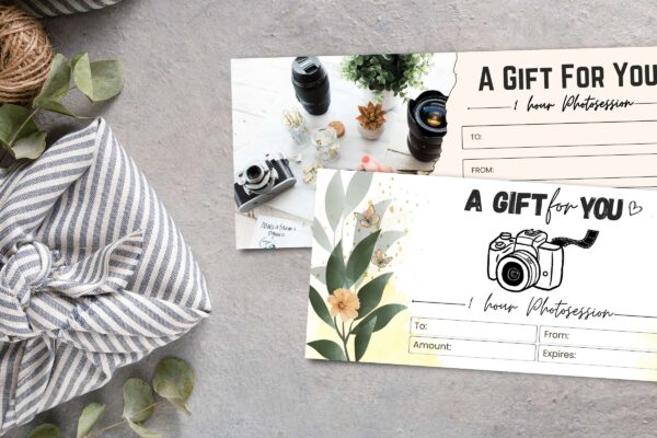 Editable Photogrpahy Gift Certificate Feature Images 7 Editable photography gift certificate template - image 9