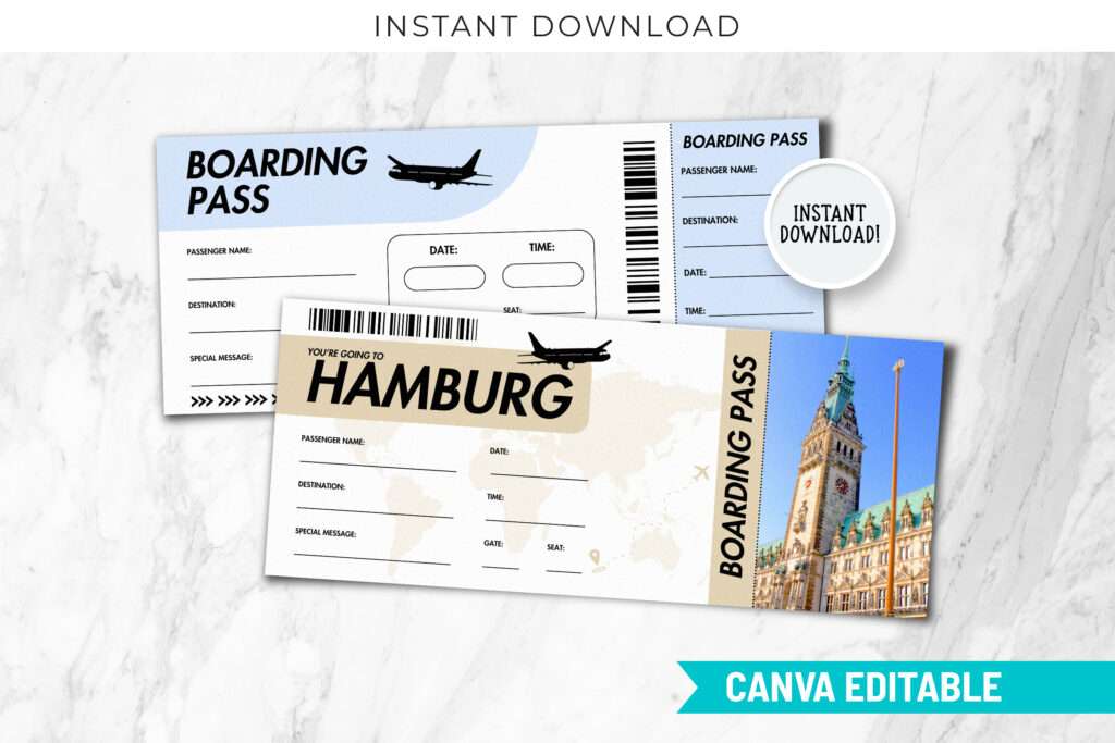 Hamburg Trip Surprise Gift Ticket Hamburg Trip Surprise Gift Ticket