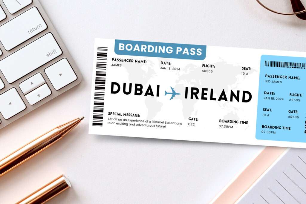 Ireland Trip Surprise Gift Ticket Ireland Trip Surprise Gift Ticket