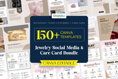 Jewelry Social Media & Care Card Bundle