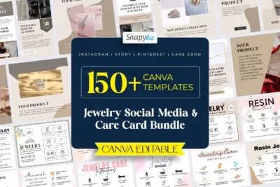 Jewelry Social Media & Care Card Bundle