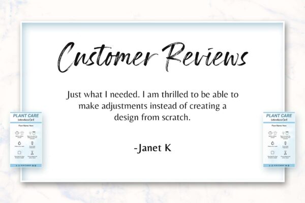 Plant Care Instructions Card Feature Images 7 Printable plant care instructions card - image 8