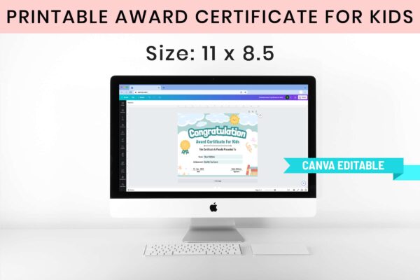 Printable Award Certificate For Kids Feature Image 9 Printable award certificate for kids - image 10