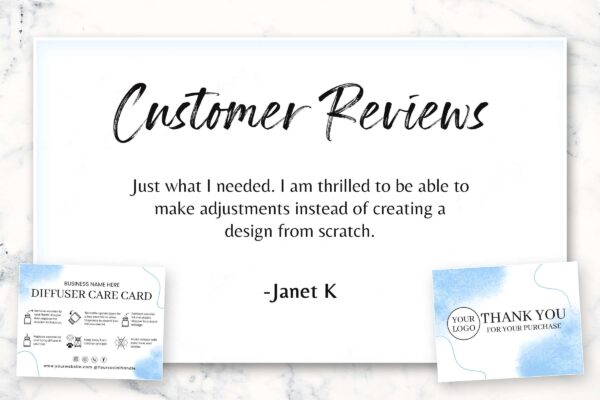 Printable Diffuser Care Card Template Feature Images 7 Printable diffuser car care card - image 9