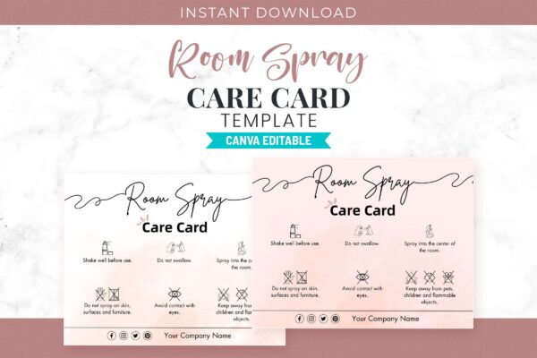 Room Spray Care Card Template Feature Images 1 1 Room spray care card template - image 2