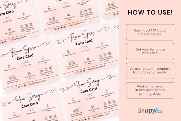 Room Spray Care Card Template Feature Images 8 1 Room spray care card template - image 9