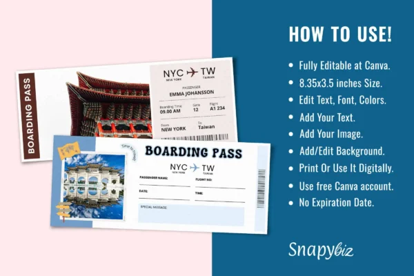Taiwan trip surprise gift ticket - image 2