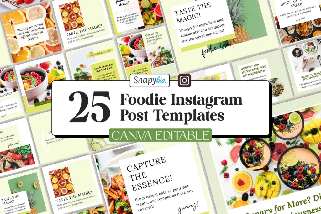 Free Foodie Instagram Post Canva Templates Free Foodie Instagram Post Canva Templates