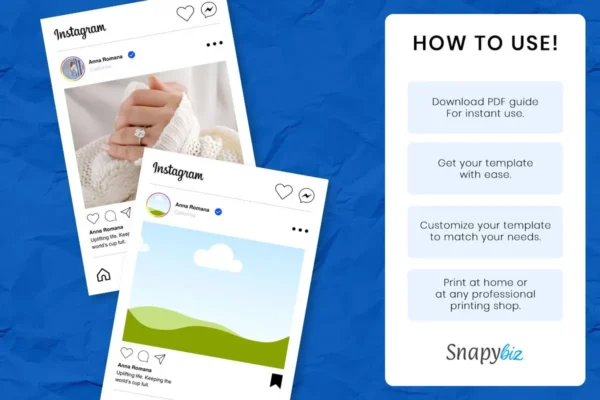 Instagram Frame Template 6 Instagram frame template editable canva design for posts - image 4