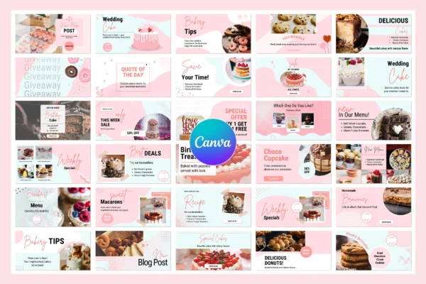 Bakery Facebook Template Feature Images 10 Bakery facebook canva social media post templates - image 9