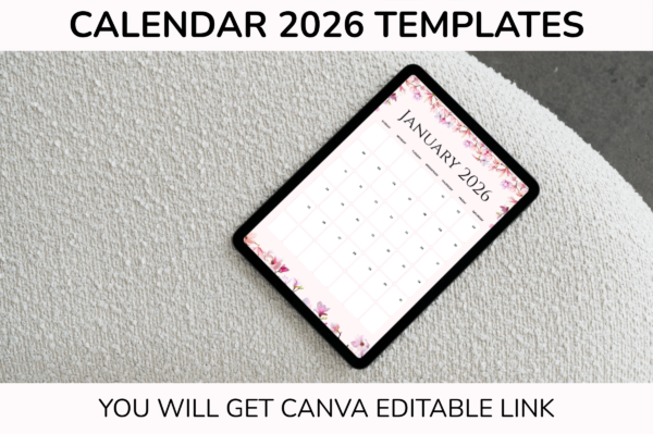 Canva Editable Calendar 2026 Templates Feature Image 8 2026 canva photo calendar editable template - image 7