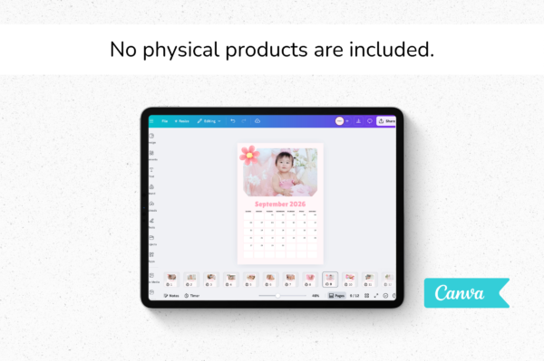 Canva Editable Calendar 2026 Templates Feature Image 9 2026 canva photo calendar editable template - image 8