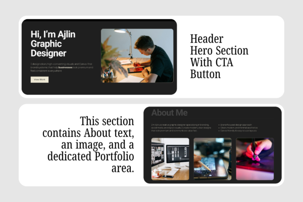 Canva Portfolio Website Template Feature Images 5 1 Canva portfolio website editable template - image 6
