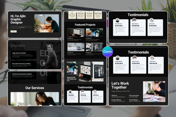 Canva Portfolio Website Template Feature Images 8 1 Canva portfolio website editable template - image 9