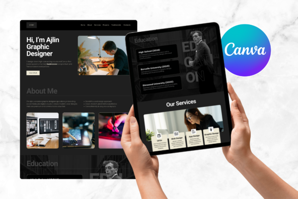 Canva Portfolio Website Template Feature Images 9 1 Canva portfolio website editable template - image 10