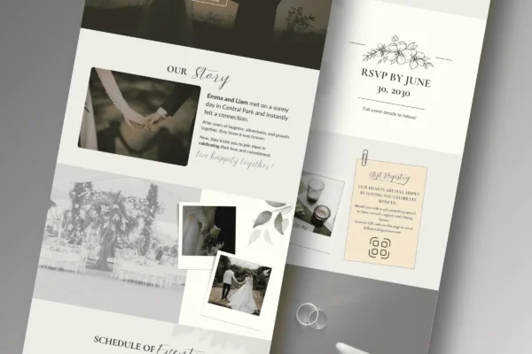 Canva Wedding Website Template Feature Images 2 Canva wedding website editable template - image 3