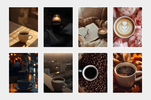 Coffee Wallpaper Feature Images 2 Aesthetic coffee cozy android iphone digital wallpaper pack - image 2