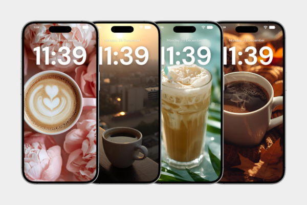 Coffee Wallpaper Feature Images 5 2 Aesthetic coffee cozy android iphone digital wallpaper pack - image 4