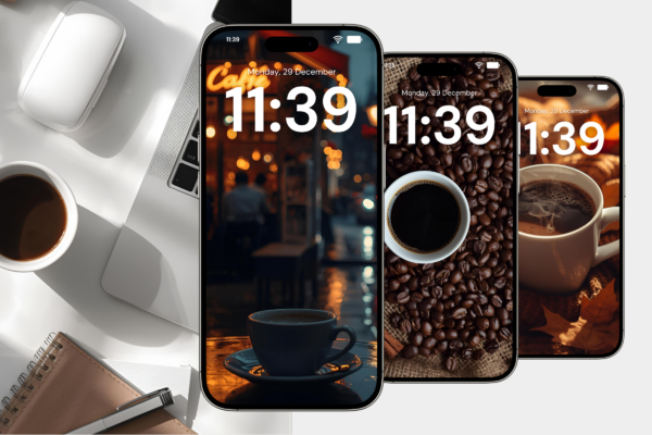 Coffee Wallpaper Feature Images 6 Aesthetic coffee cozy android iphone digital wallpaper pack - image 6