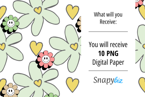 Digital Paper Happy Smile Feature Images 5 Digital paper happy smile sublimation - image 5