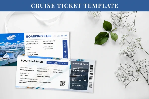 Editable Cruise Ticket Template Bp 290 Feature Image 3 Cruise canva surprise trip ticket canva template - image 3