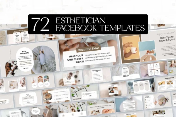 Esthetician Facebook Templates Feature Images 6Jpg Canva wedding website editable template - image 6