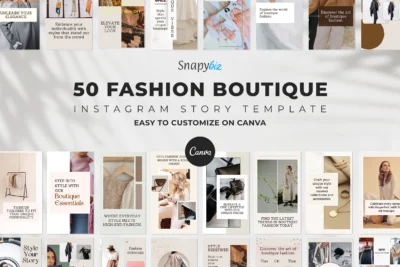 Fashion Instagram Canva Story Templates