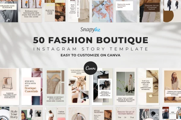 Fashion Boutique Graphic Instagram Story Templates Feature Images 01 1 Fashion instagram canva story templates