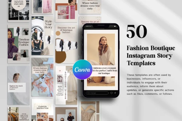 Fashion Boutique Graphic Instagram Story Templates Feature Images 08 1 Fashion instagram canva story templates - image 8