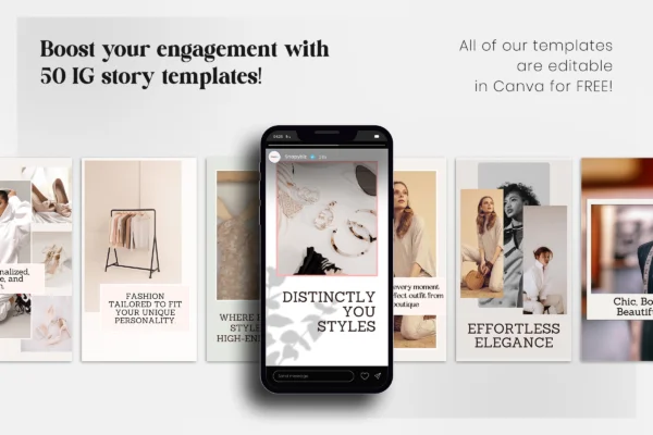 Fashion Boutique Graphic Instagram Story Templates Feature Images 10 1 Fashion instagram canva story templates - image 10