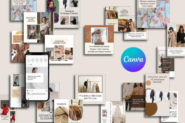 Fashion Boutique Social Media Bundle Feature Images 7 Fashion boutique canva social media marketing templates - image 7