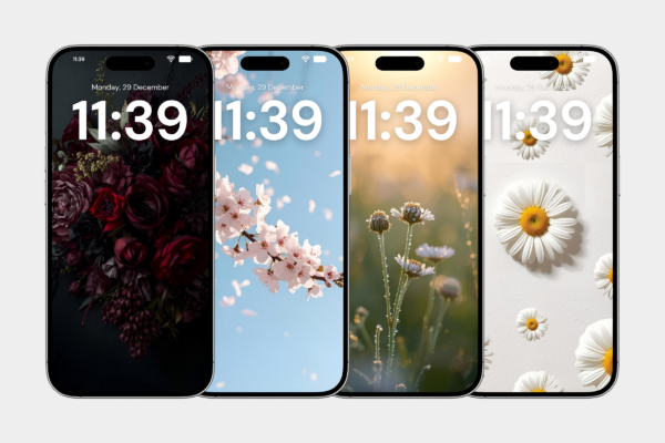 Flower Wallpaper Feature Images 5 Aesthetic vintage flower iphone android wallpaper pack - image 5