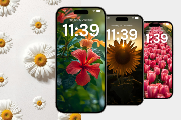 Flower Wallpaper Feature Images 6 Aesthetic vintage flower iphone android wallpaper pack - image 6