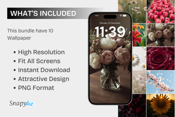 Flower Wallpaper Feature Images 7 Aesthetic vintage flower iphone android wallpaper pack - image 7