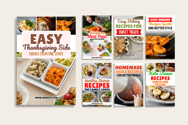 Food Blogger Pinterest Templates Feature Image 10 Food blogger pinterest marketing pin - image 9