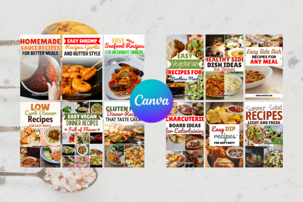 Food Blogger Pinterest Templates Feature Image 4 Food blogger pinterest marketing pin - image 4