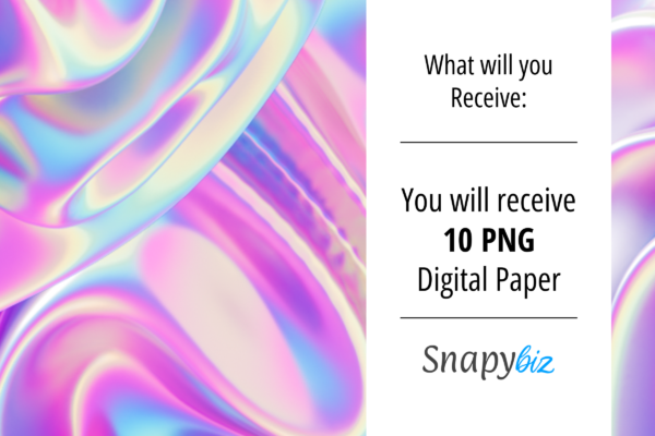 Holographic Texture Backgrounds Feature Images 5 Holographic texture digital backgrounds - image 5