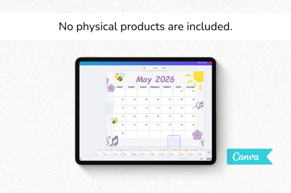 Kids Calendar 2026 Feature Images 9 2026 canva kids calendar printable pdf - image 9