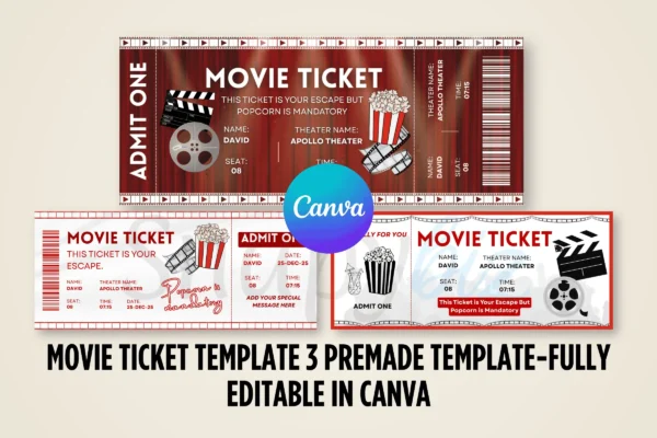 Movie Ticket Template Feature Images 3 Editable movie ticket canva template - image 3