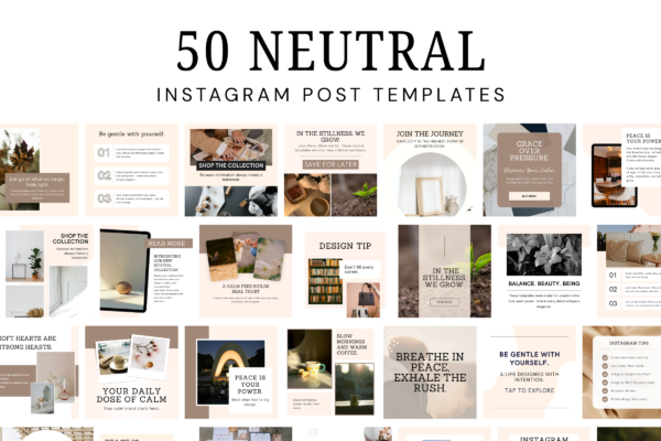 Neutral Instagram Post Templates Feature Images 4 1 Canva neutral instagram post template - image 2